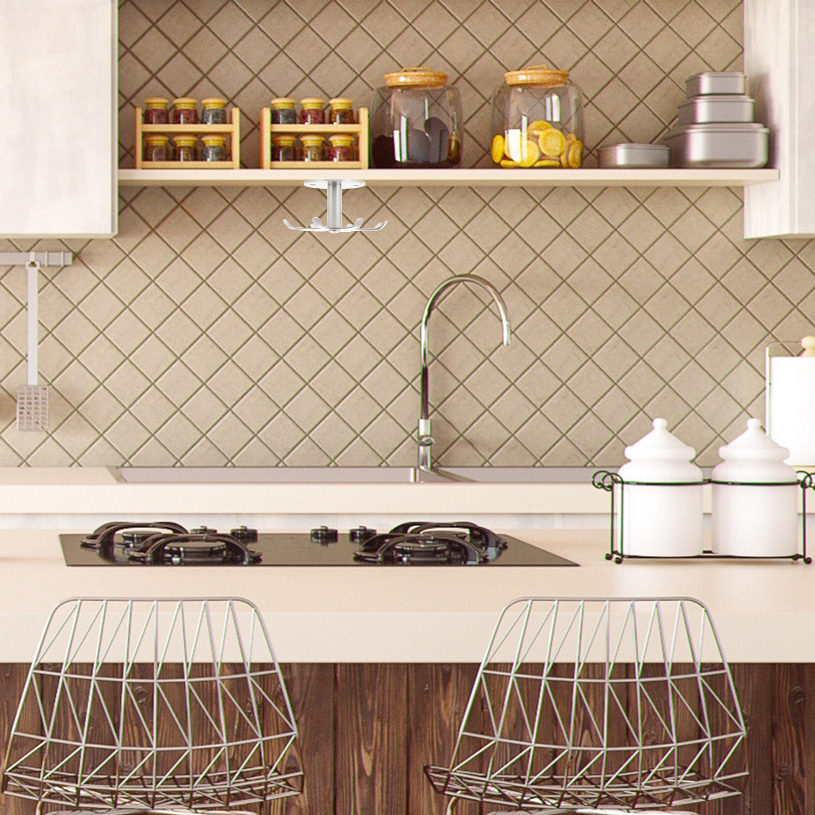 Under Cabinet Rotating Stainle - Kitchen Utensils incelemesi ve fiyatı