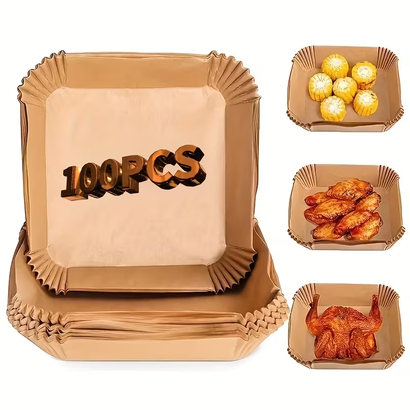 50Pcs Air Fryer Disposable Pap - Kitchen Baking Paper incelemesi ve fiyatı