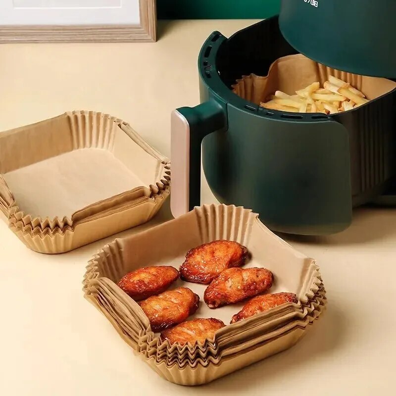 50Pcs Air Fryer Disposable Pap - Kitchen Baking Paper incelemesi ve fiyatı