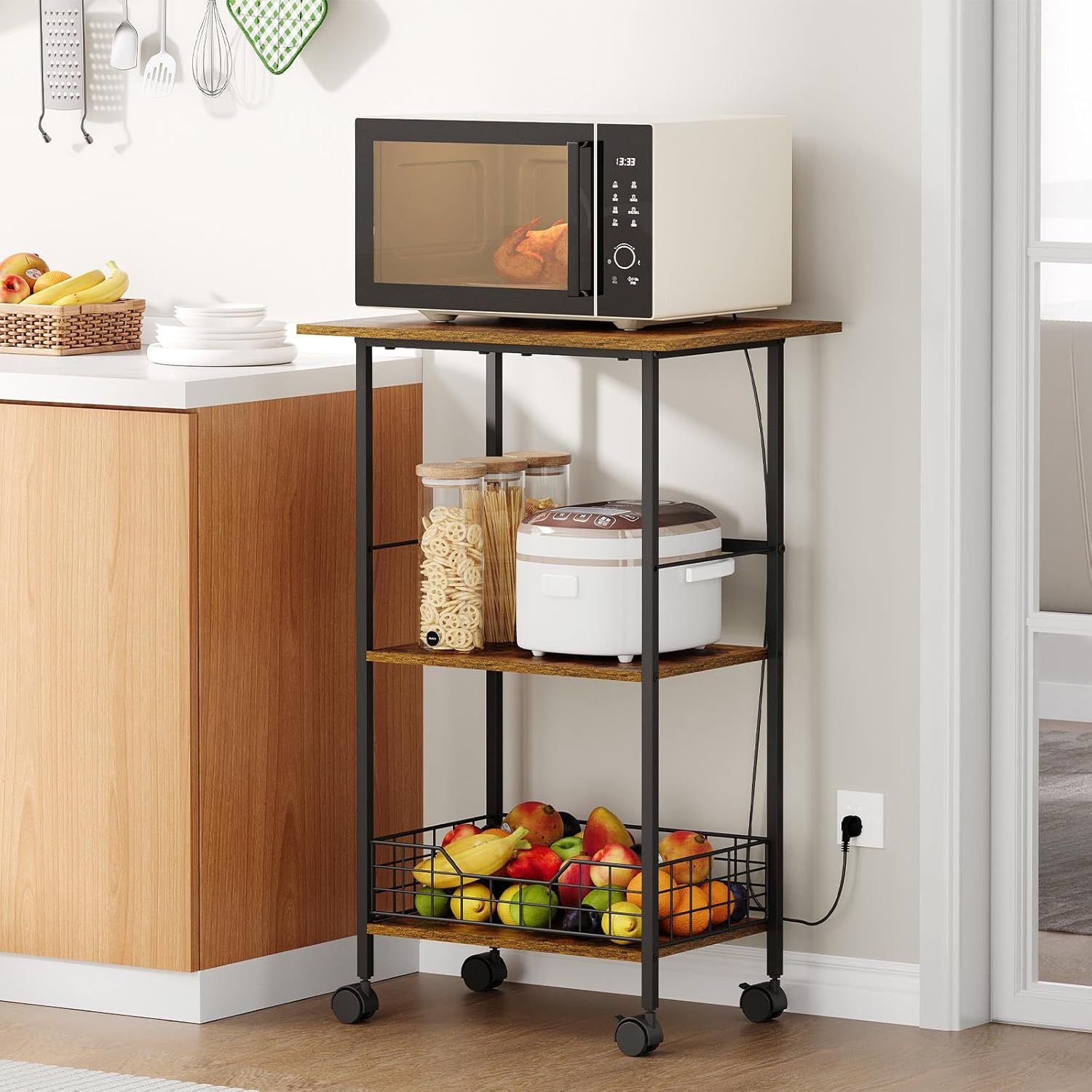 Three-layer roller kitchen rac - Kitchen With Baking Station incelemesi ve fiyatı