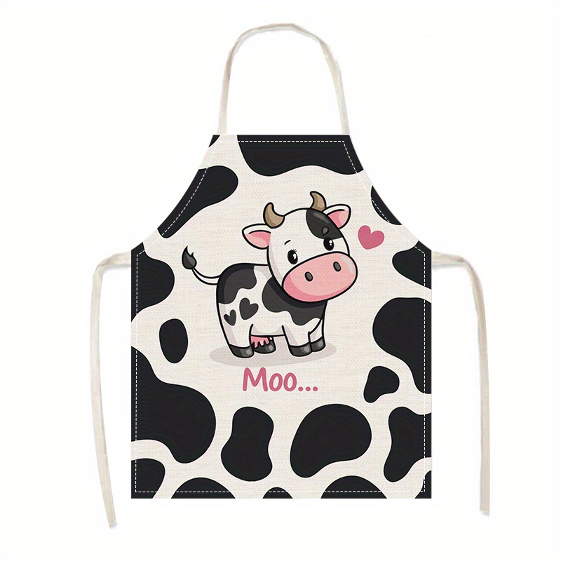 1pc Cute Cartoon Cow Print Kit - Baking Kitchen For Kids incelemesi ve fiyatı