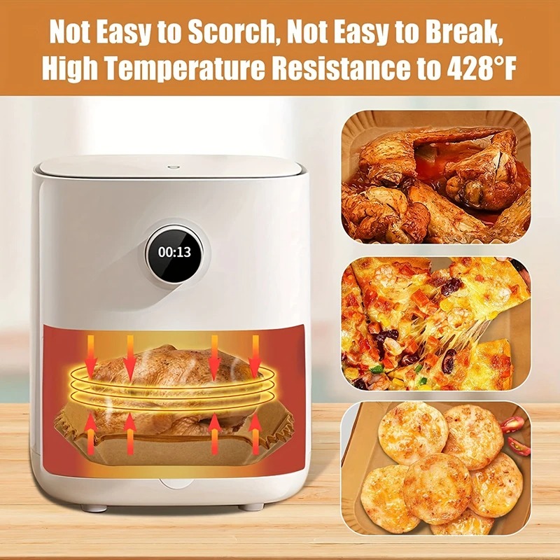 Air Fryer Paper Liners Disposa - Kitchen Baking Paper incelemesi ve fiyatı