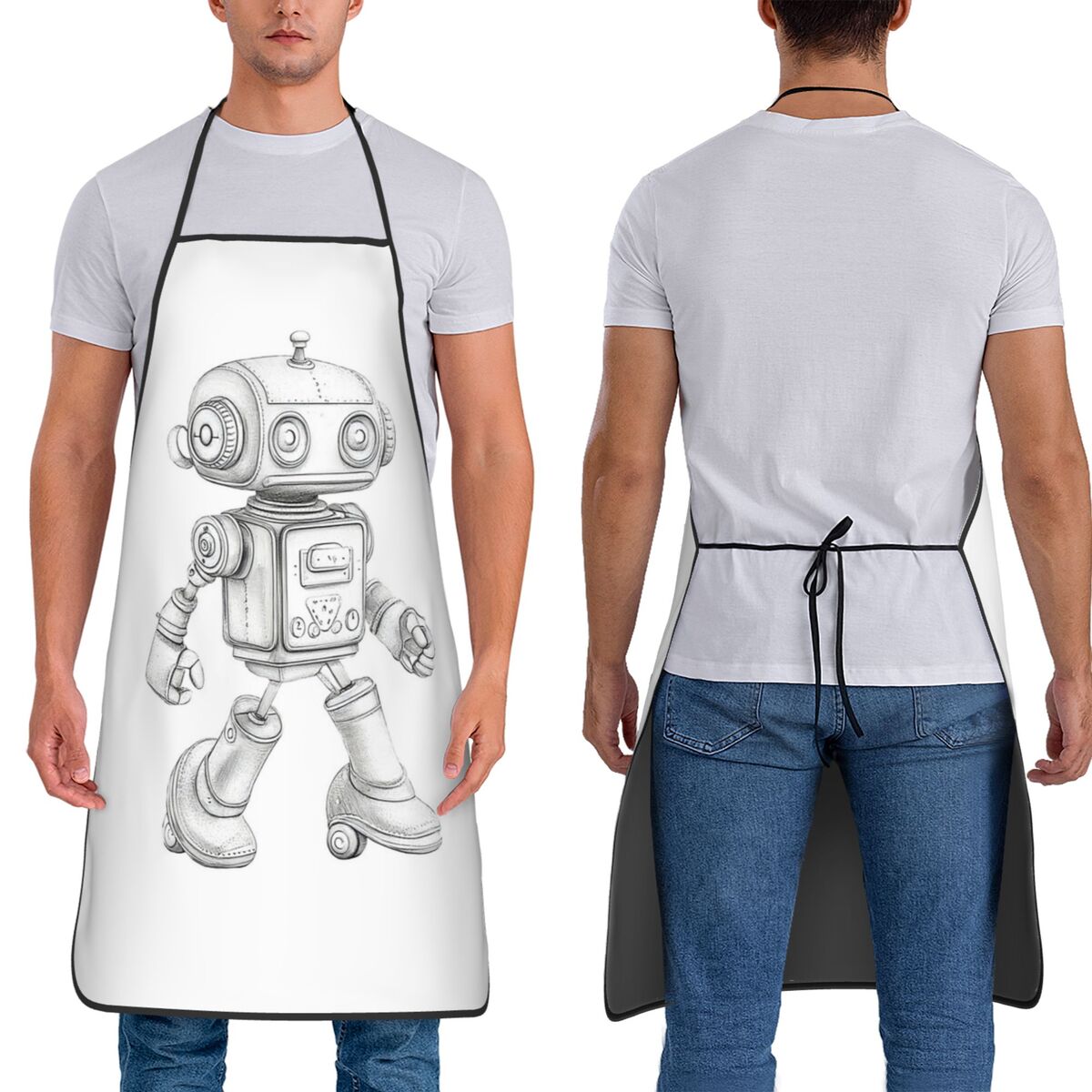 Retro Sketch Robot With Mechan - Kitchen Robot Baking incelemesi ve fiyatı