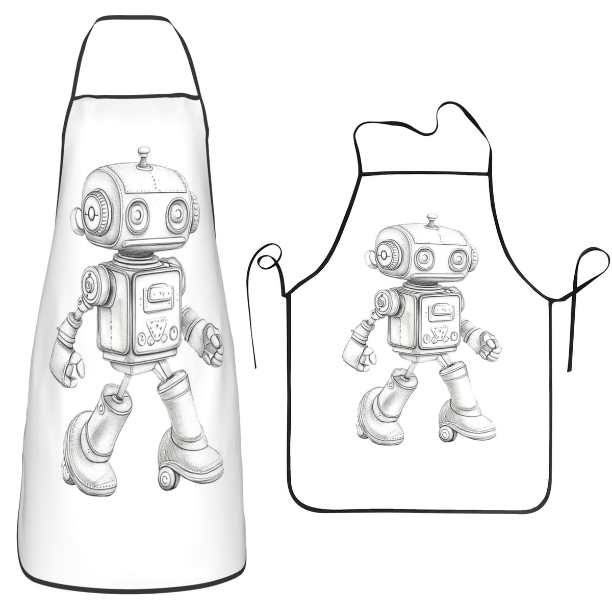 Retro Sketch Robot With Mechan - Kitchen Robot Baking incelemesi ve fiyatı