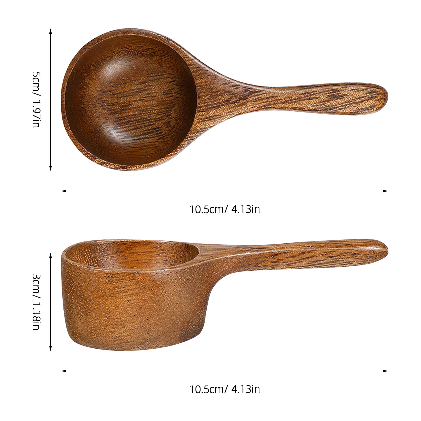 Wooden Coffee Scoop Measuring  - Kitchen Baking Soda incelemesi ve fiyatı