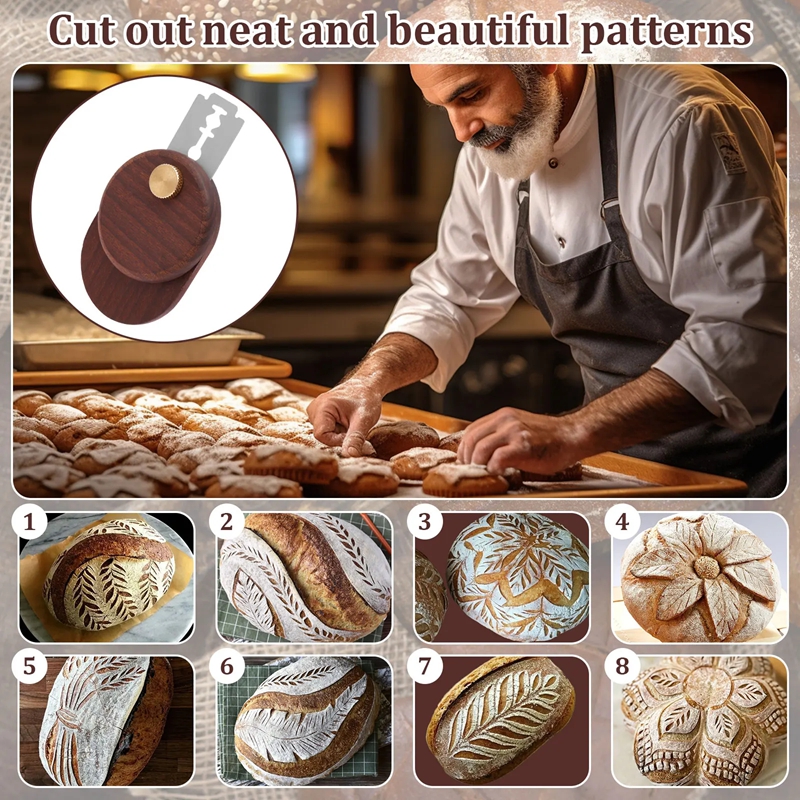 Bread Lame Dough Score Cutting - Dough Scraper Curved incelemesi ve fiyatı