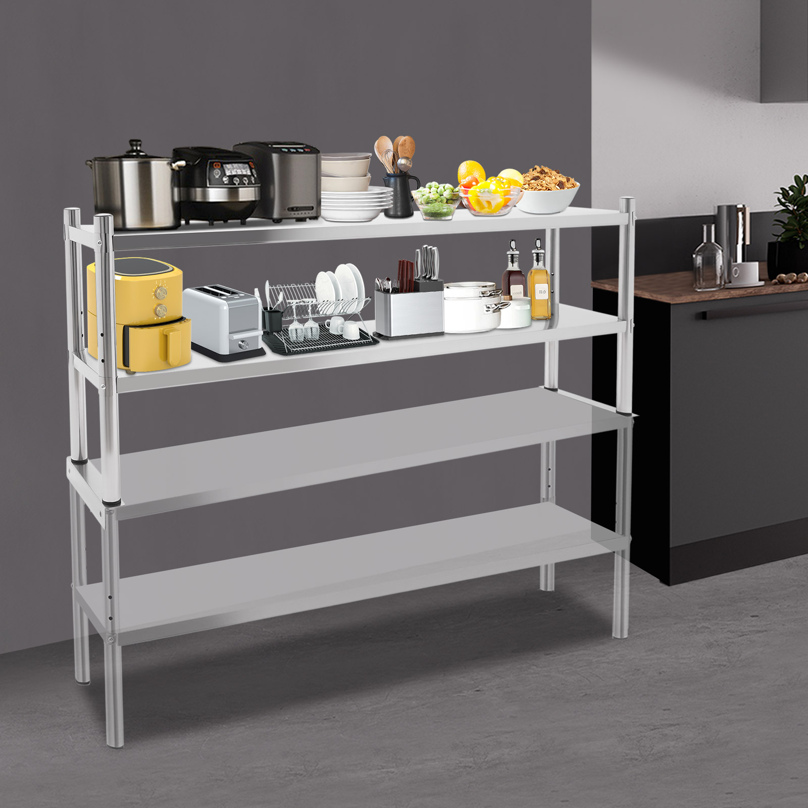 2 Tier Stainless Steel Shelvin - Kitchen Job incelemesi ve fiyatı