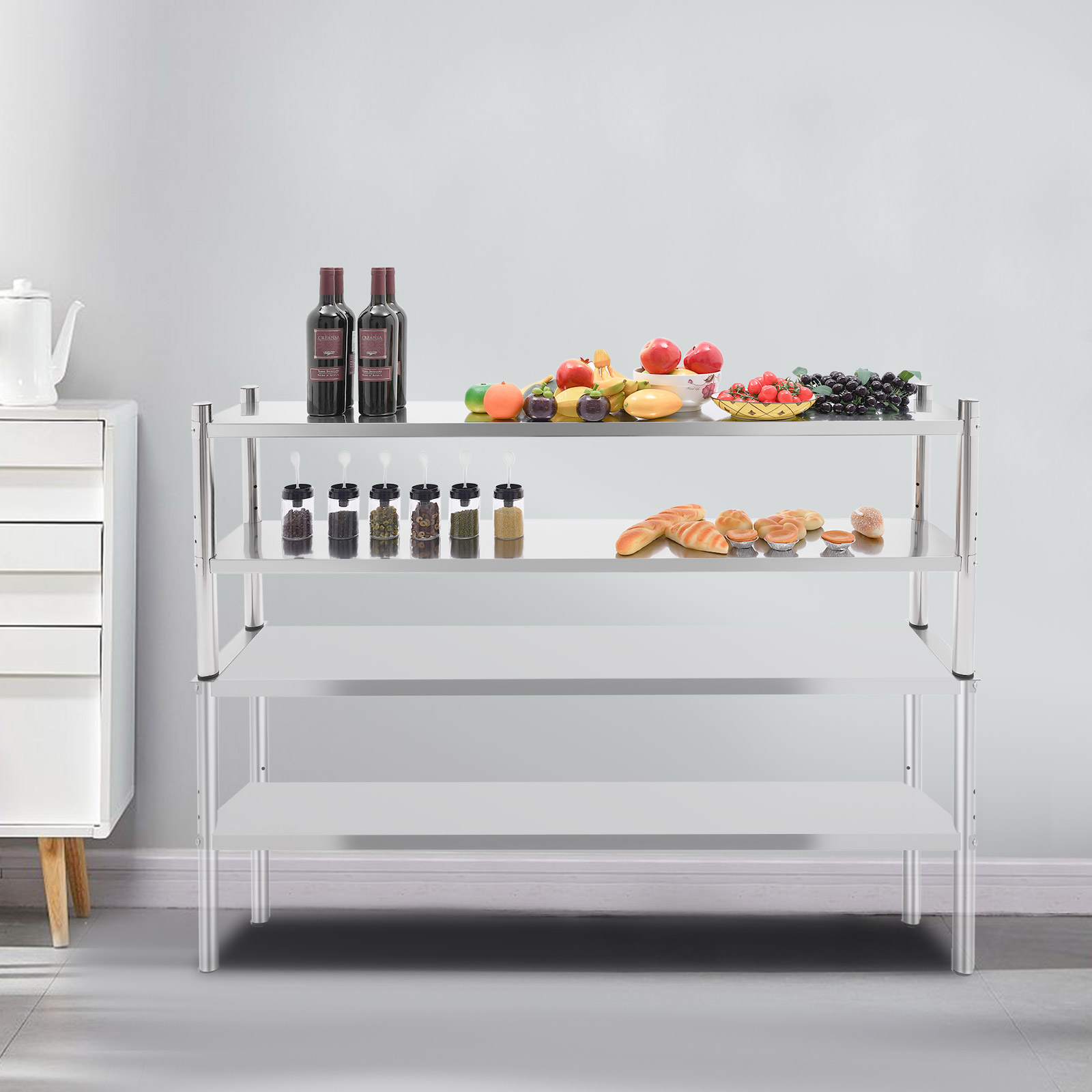 2 Tier Stainless Steel Shelvin - Kitchen Job incelemesi ve fiyatı