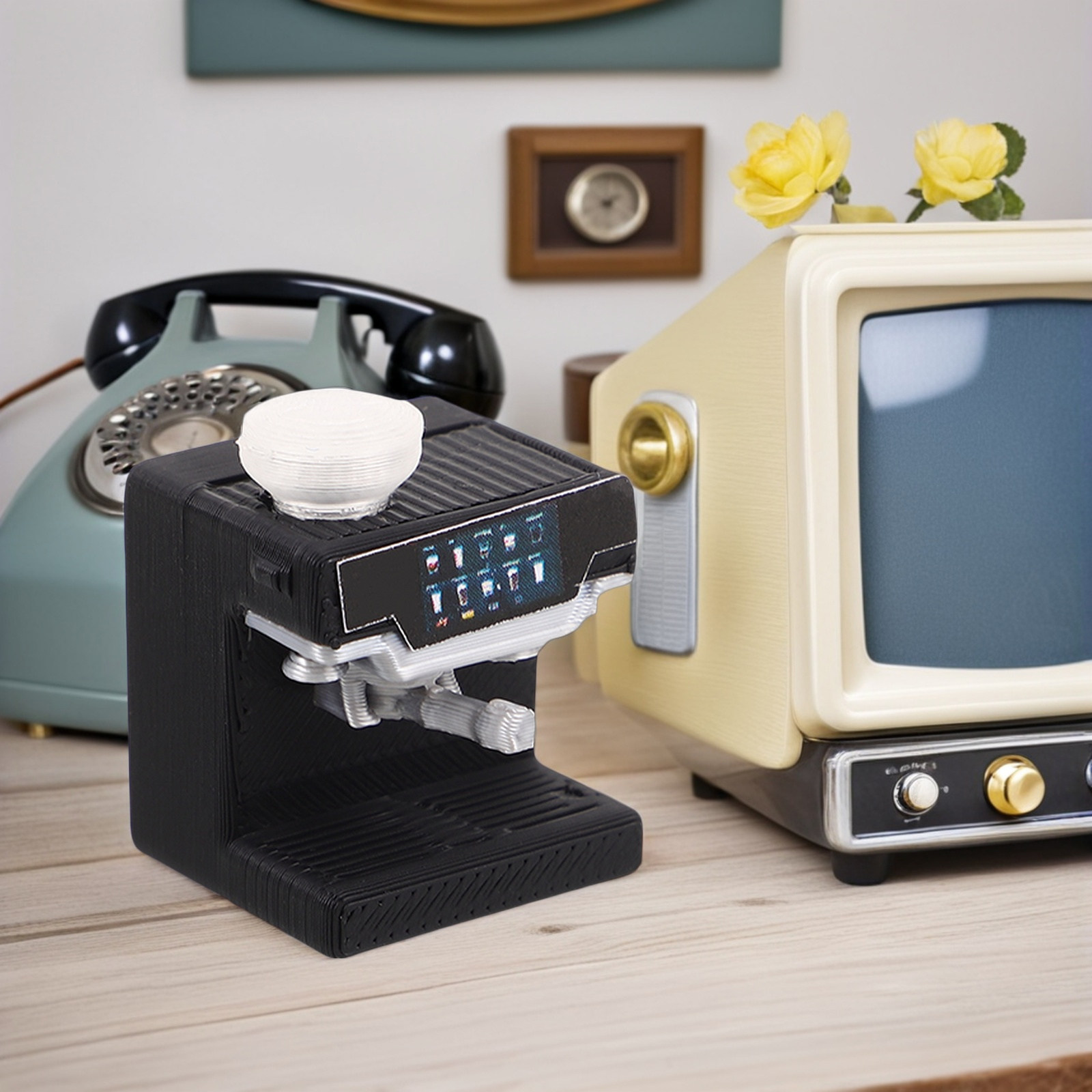 Mini Coffee Machine Dollhouse  - Kitchen Baking Appliances incelemesi ve fiyatı